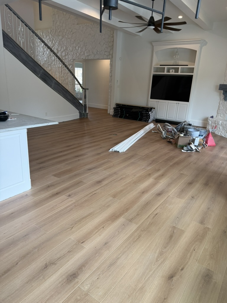 Residential flooring upgrade project completed in North Texas