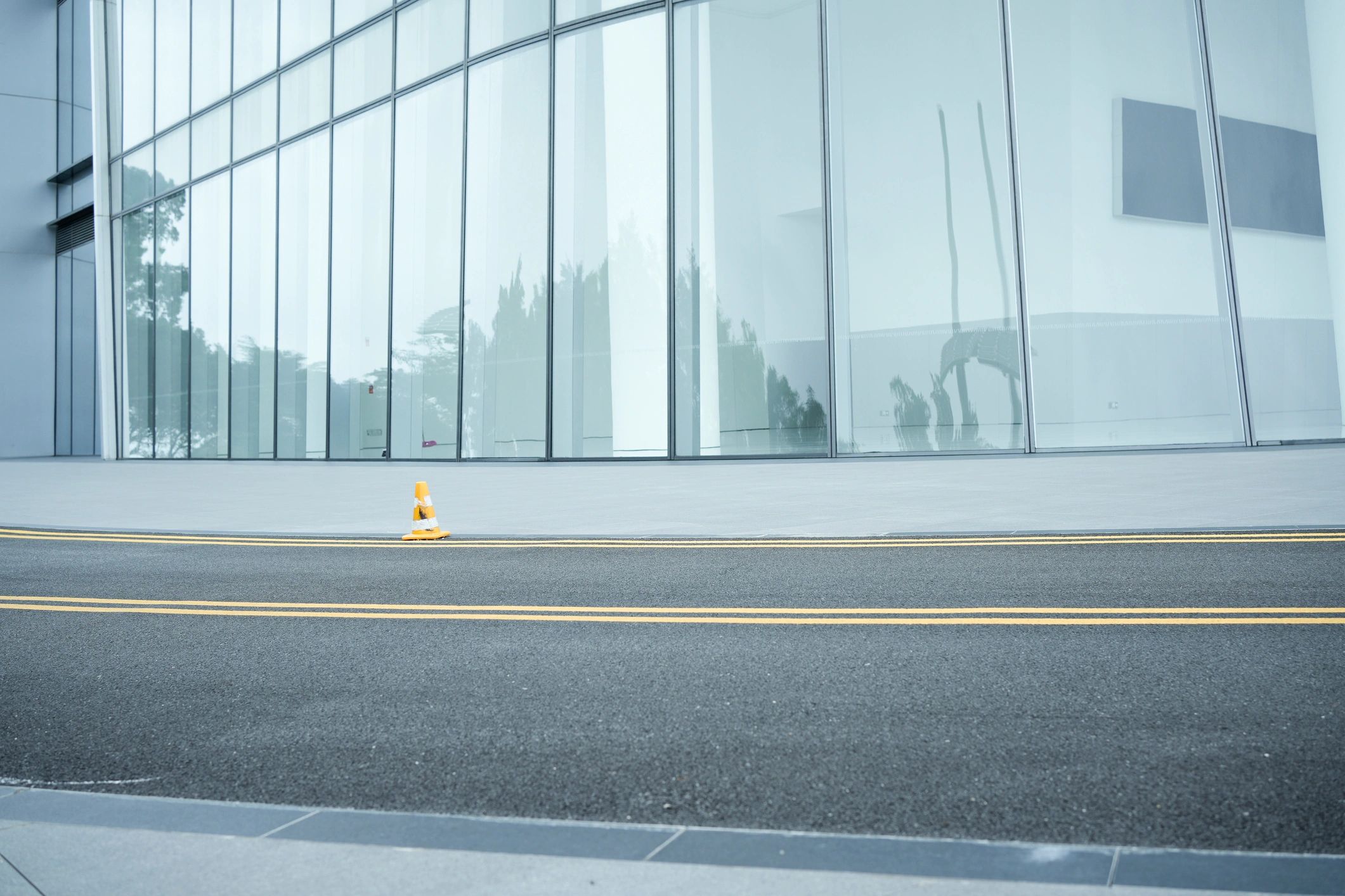 Commercial building exterior representing commercial pressure washing service